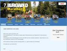 Tablet Screenshot of burgwald-marathon.de